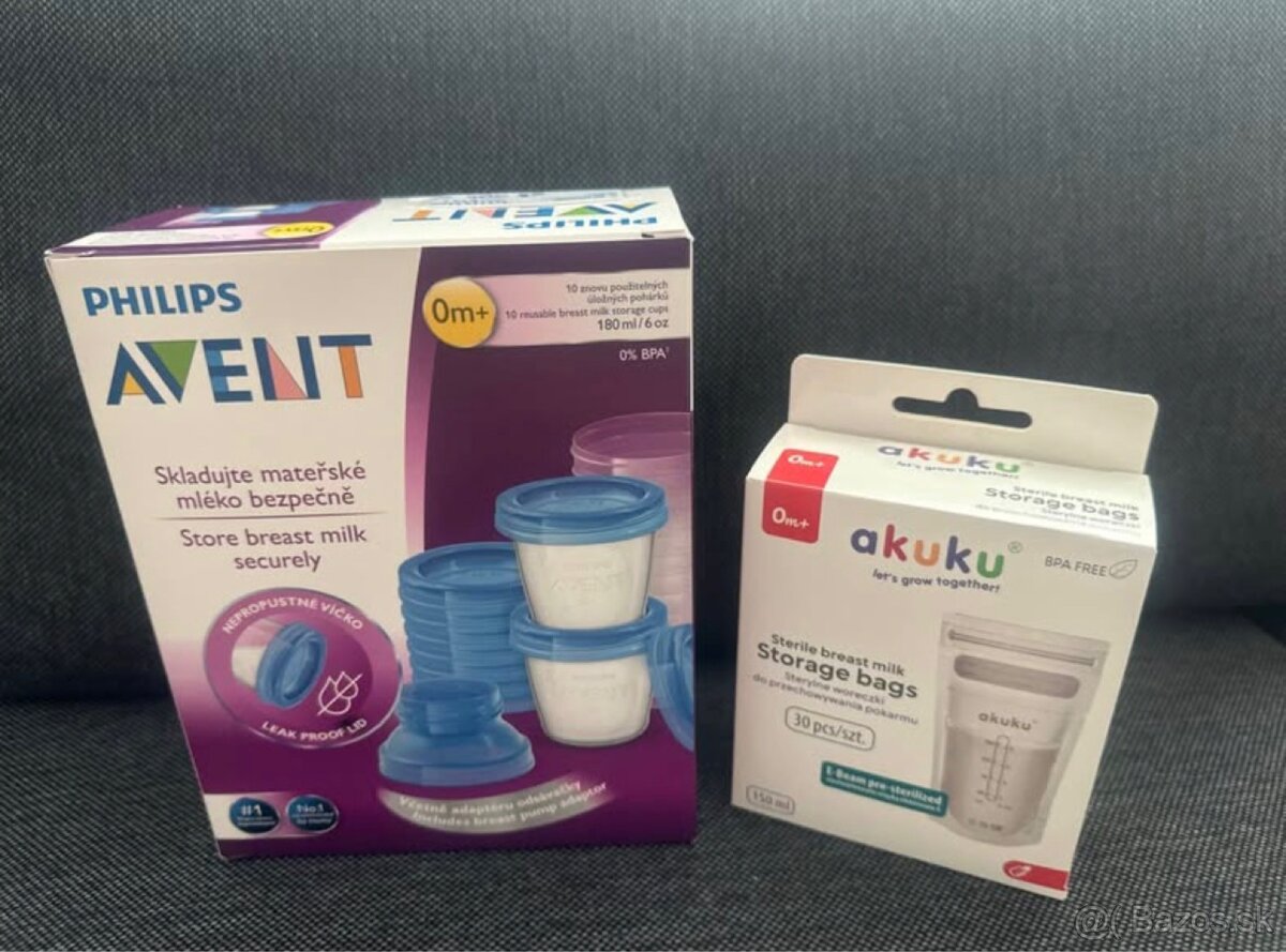 Philips avent nádoby na skladovanie mlieka