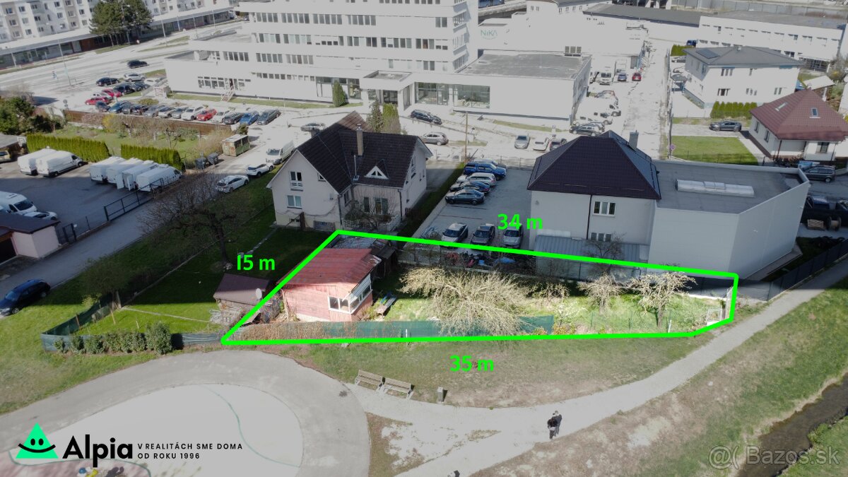 Pozemok v centre mesta PB na PREDAJ