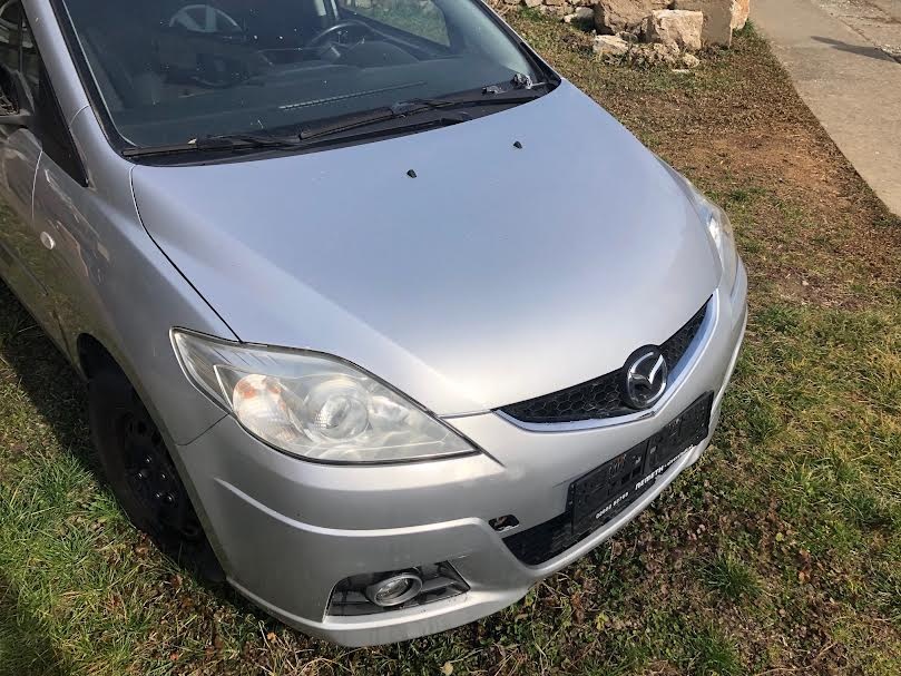 Mazda 5 svetlo,kapota,blatník,nárazníkdvere,kod farby 22V