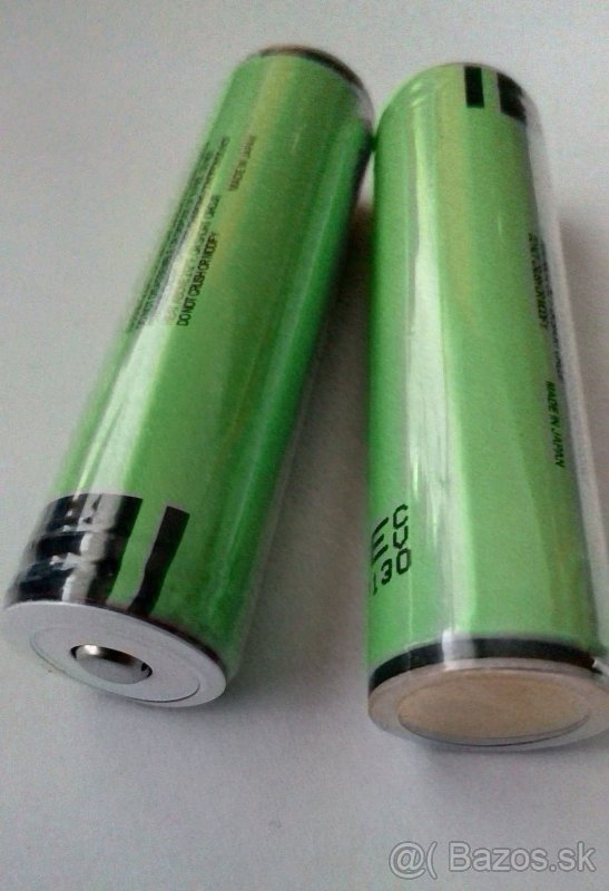 Predám NCR18650B L-ion bateriu Panasonic 3400mAh PCB