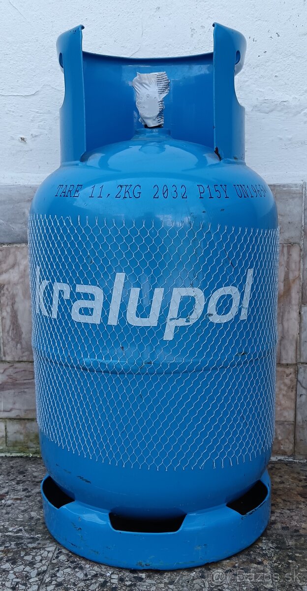 Propan-butanová fľaša 10kg,nová,plná s plombou