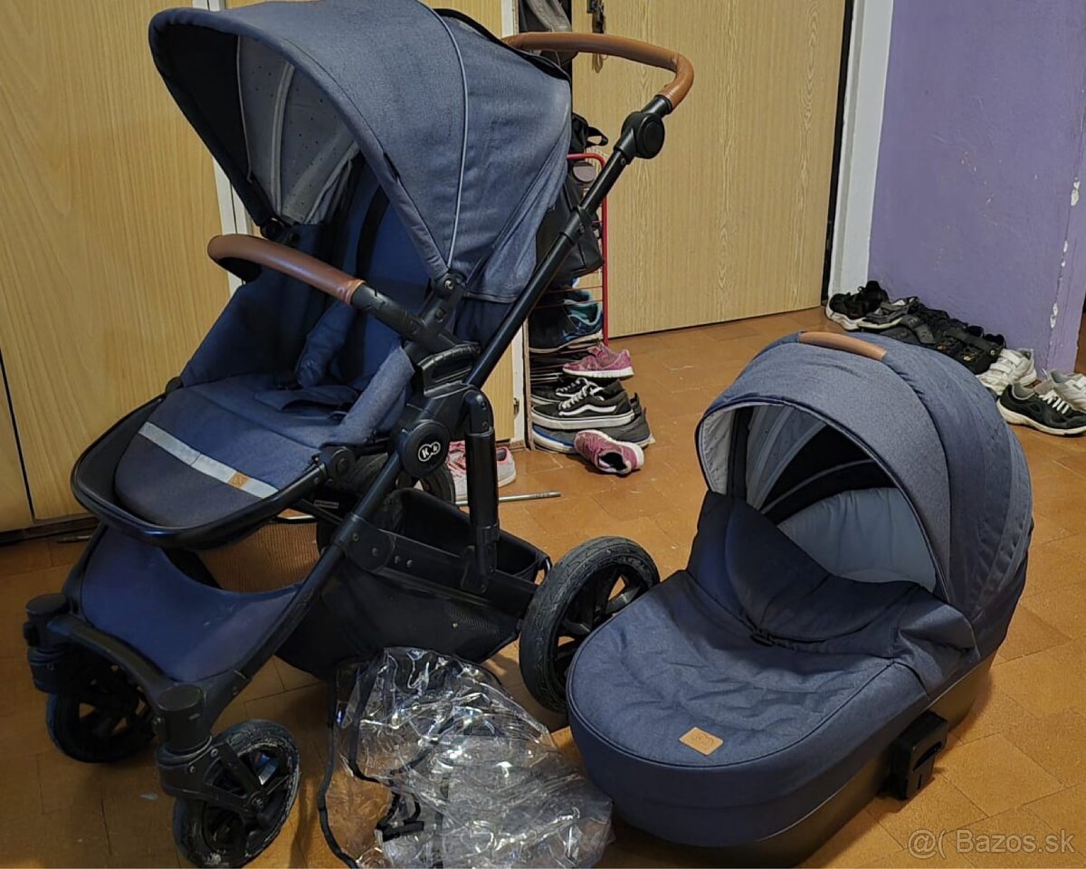 Na predaj kočík 2v1 – hlboká vanička + športová časť