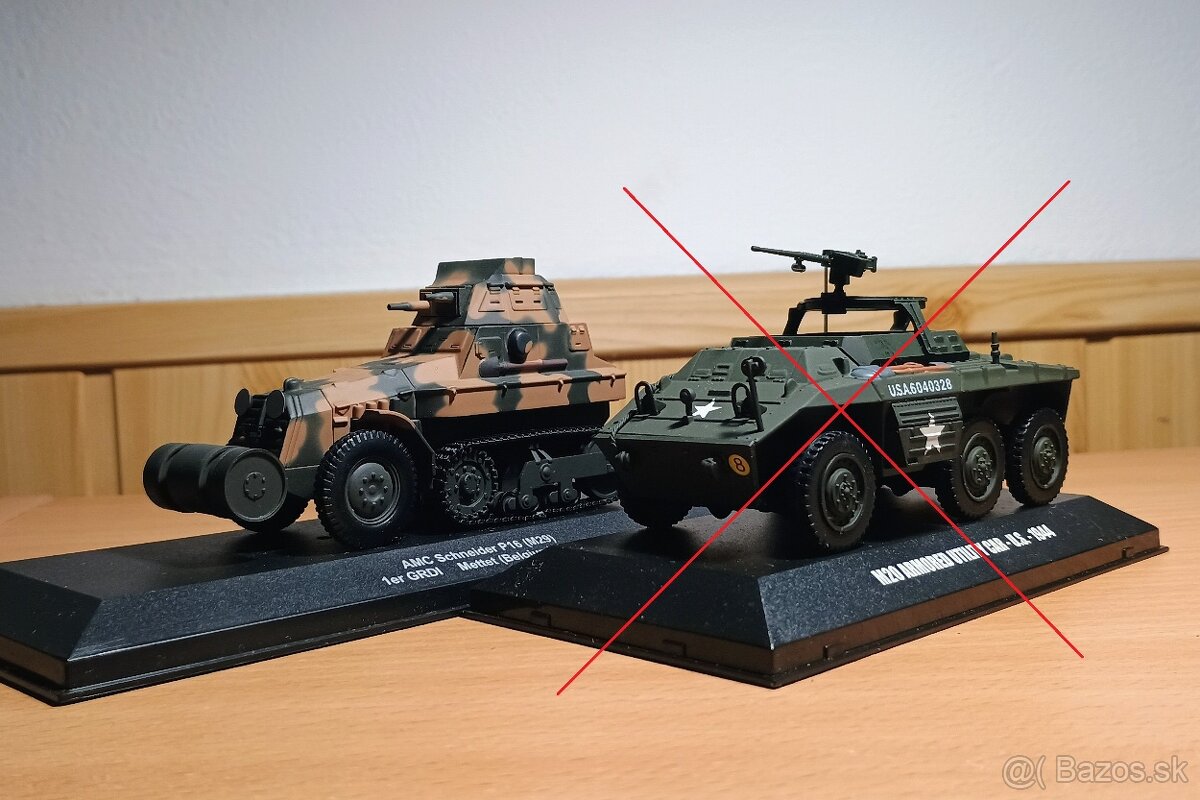 Mix Modelov Vojenskej Techniky - 1:43 a 1:72