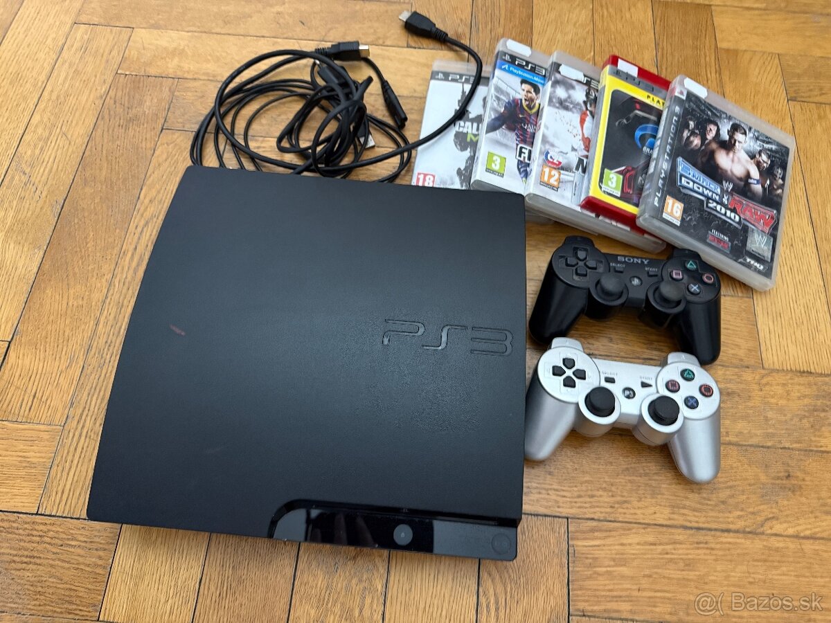 Predám Konzolu Sony Playstation 3 Slim 250 GB