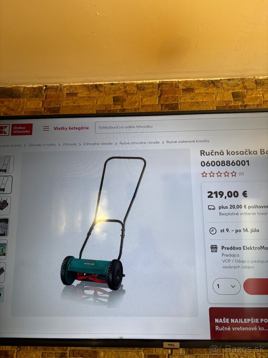 Vretenova ručna kosačka bosch ahm 30