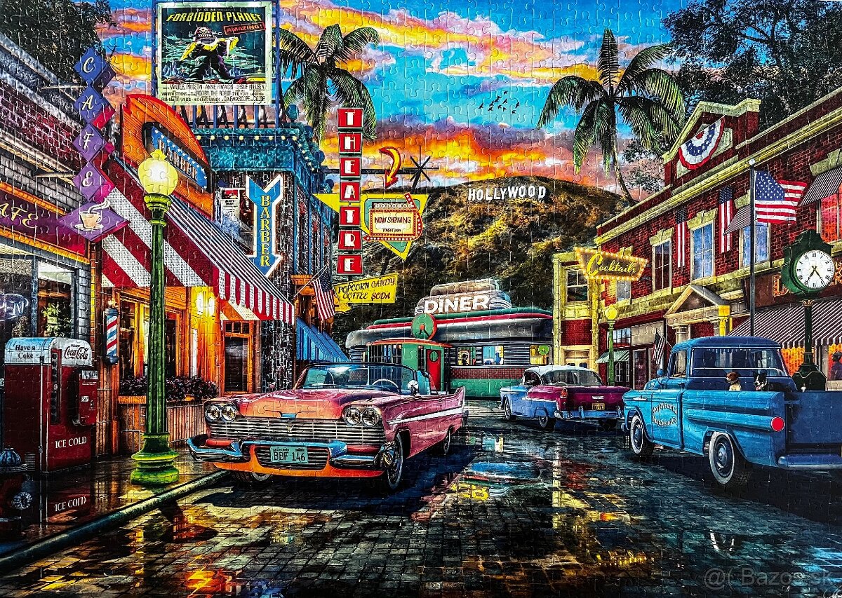 POSKLADANÉ PUZZLE "HOLLYWOOD" 1000 dielov