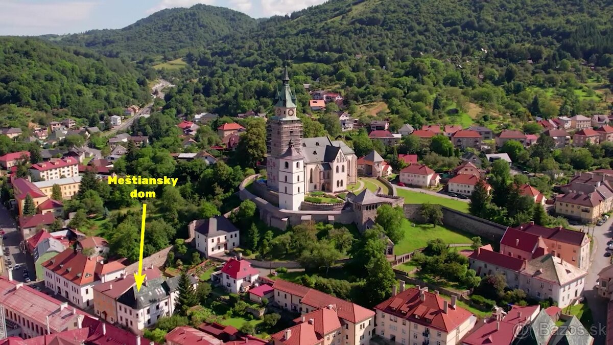 Exkluzívny meštiansky dom v centre Kremnice