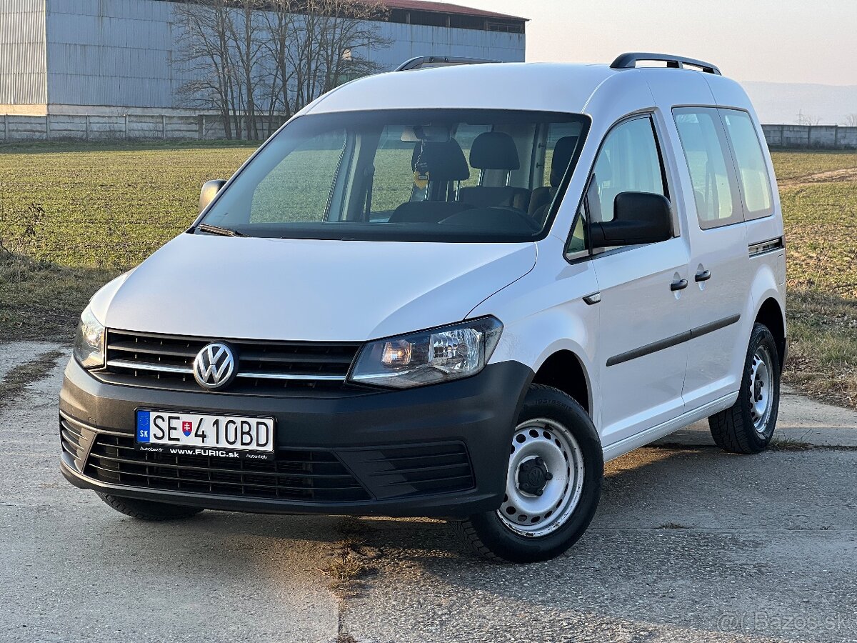 VW Caddy 2.0 TDI / Facelift / 5 miestne / 2019 / 1. Majiteľ