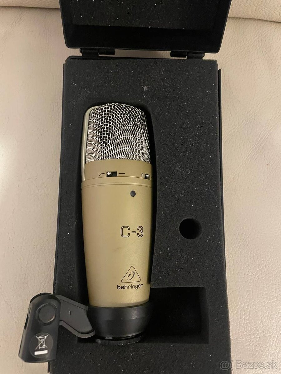 Behringer C-3 Kondenzátorový Mikrofón