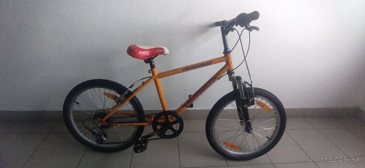 Predám žltý juniorský bicykel Author 20" kolesa.Pre deti od