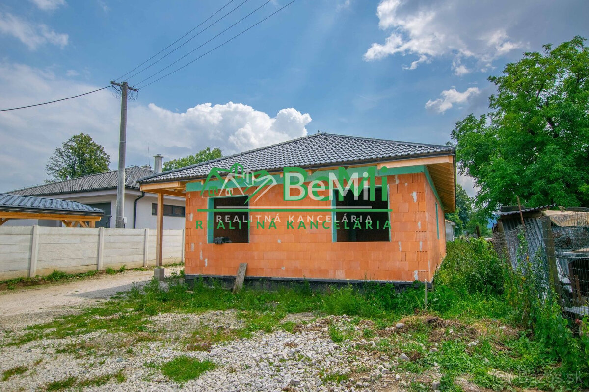 Predaj, novostavba nízkoenergetický bungalov, 130m2,  Sveder