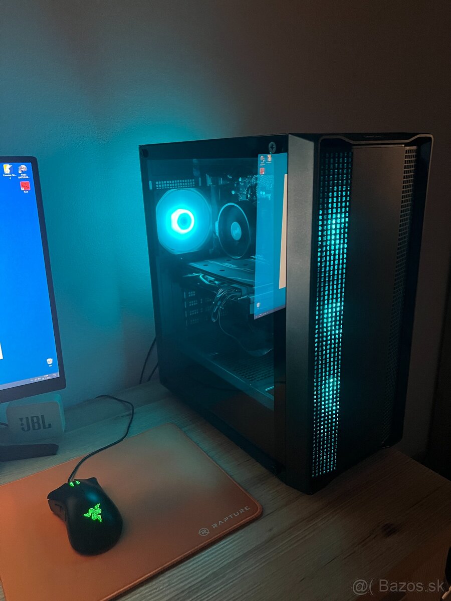 Herný PC Ryzen 5 3600, RX5700XT 8Gb, RAM 16Gb, 1TB SSD