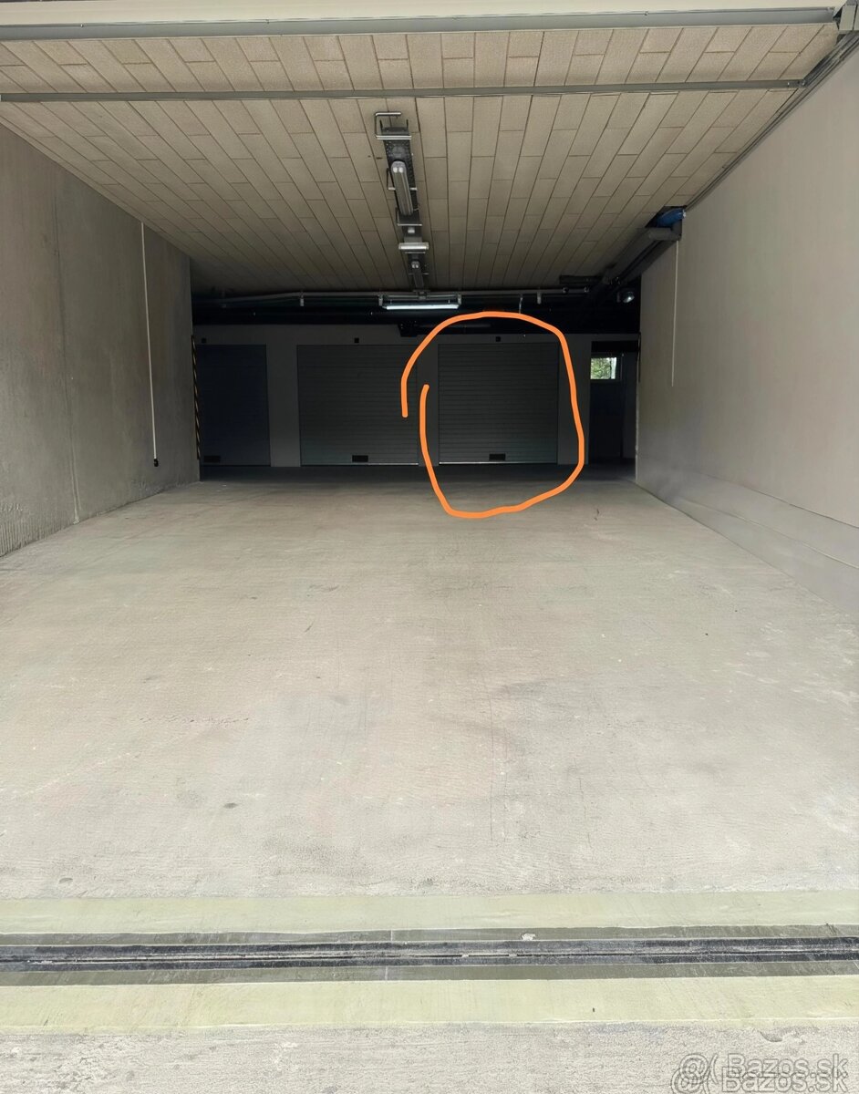 Nová garáž v objekte GreenSide