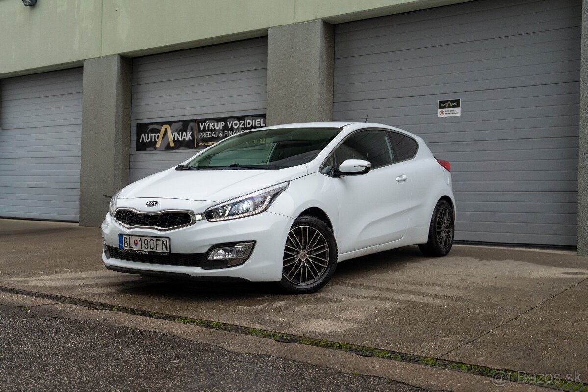 Kia ProCeed 2013, 1.4i M6, SR - 1.majiteľ