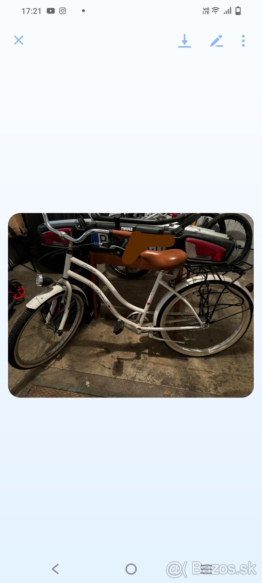 Damsky retro bicykel