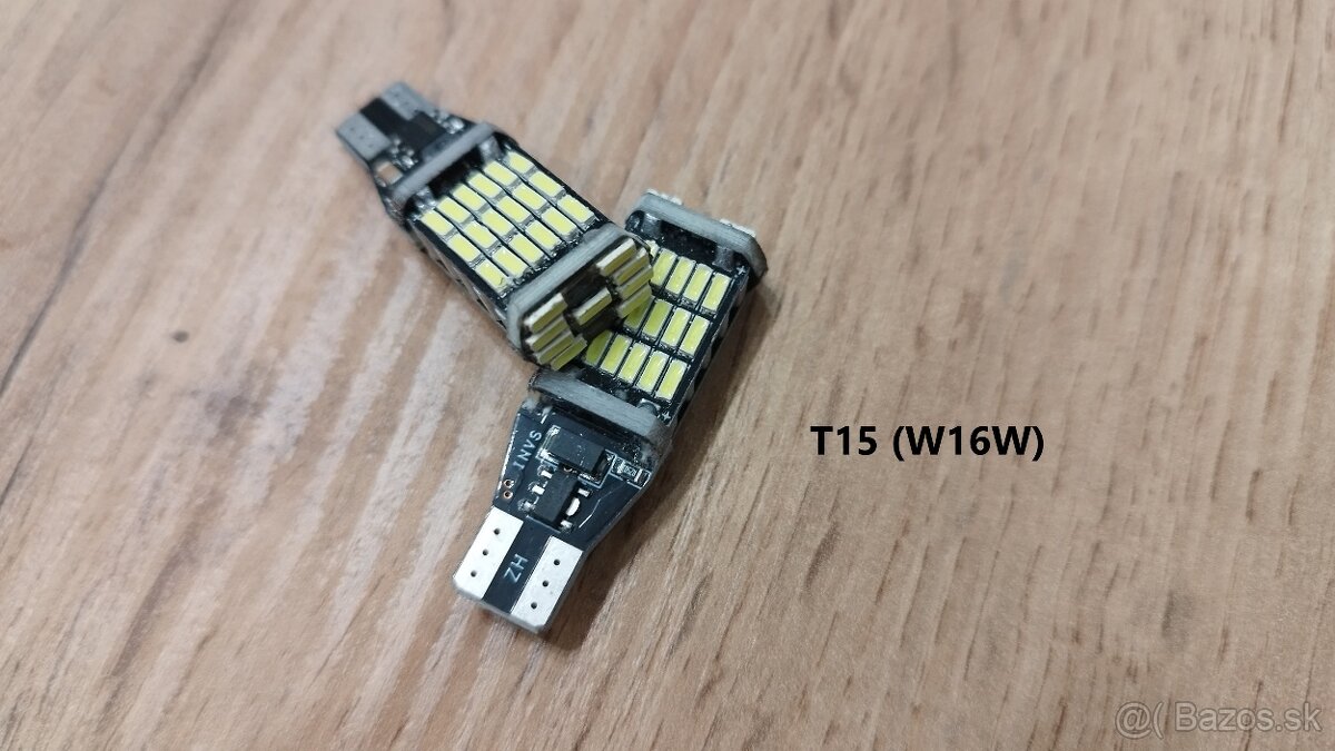 LED T10, T15, sulfidky C5W/C10W