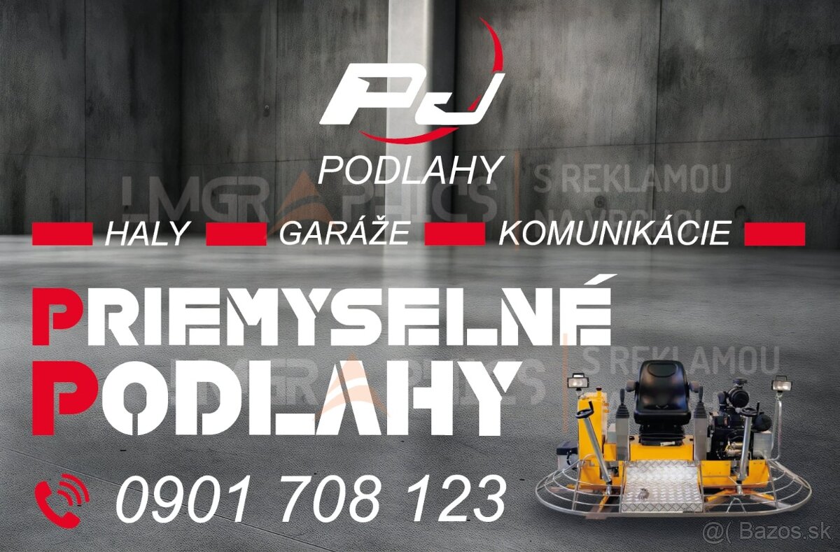 Priemyselné pancierové podlahy Leštený betón