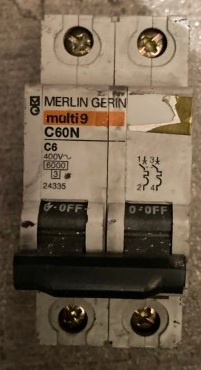 Predam Istic Merlin Gerin magnetotermicky C60N C6 6A
