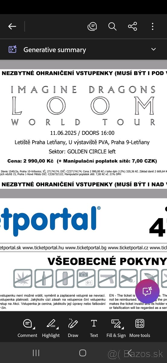 Imagine Dragons LOOM world tour