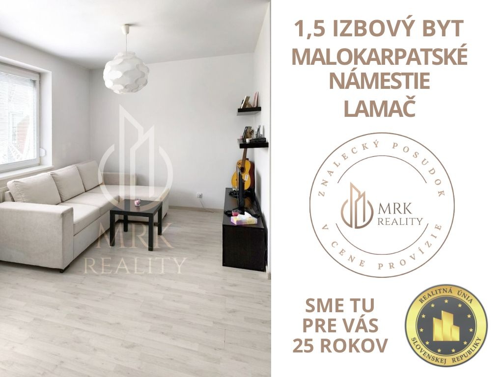 1,5 iz. byt v tichej lokalite pri lese - Malokarpatské nám.