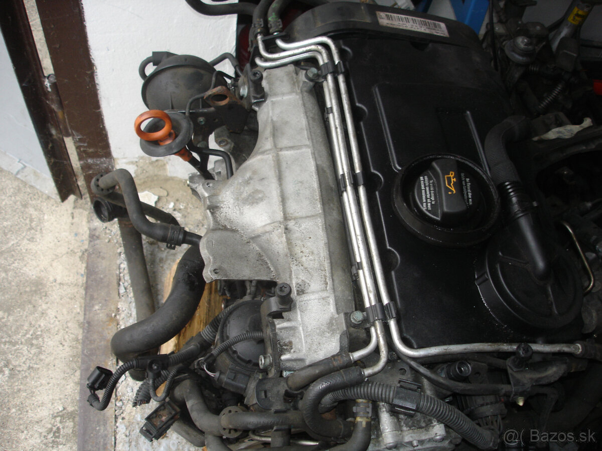 2.0 tdi 103kw bkd motor, agregat, prevodovka octavia 2