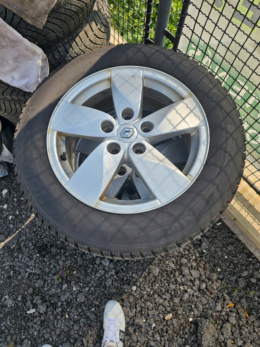 Renault disky elektróny + pneu zimné 205/60r16 ●kormorán●