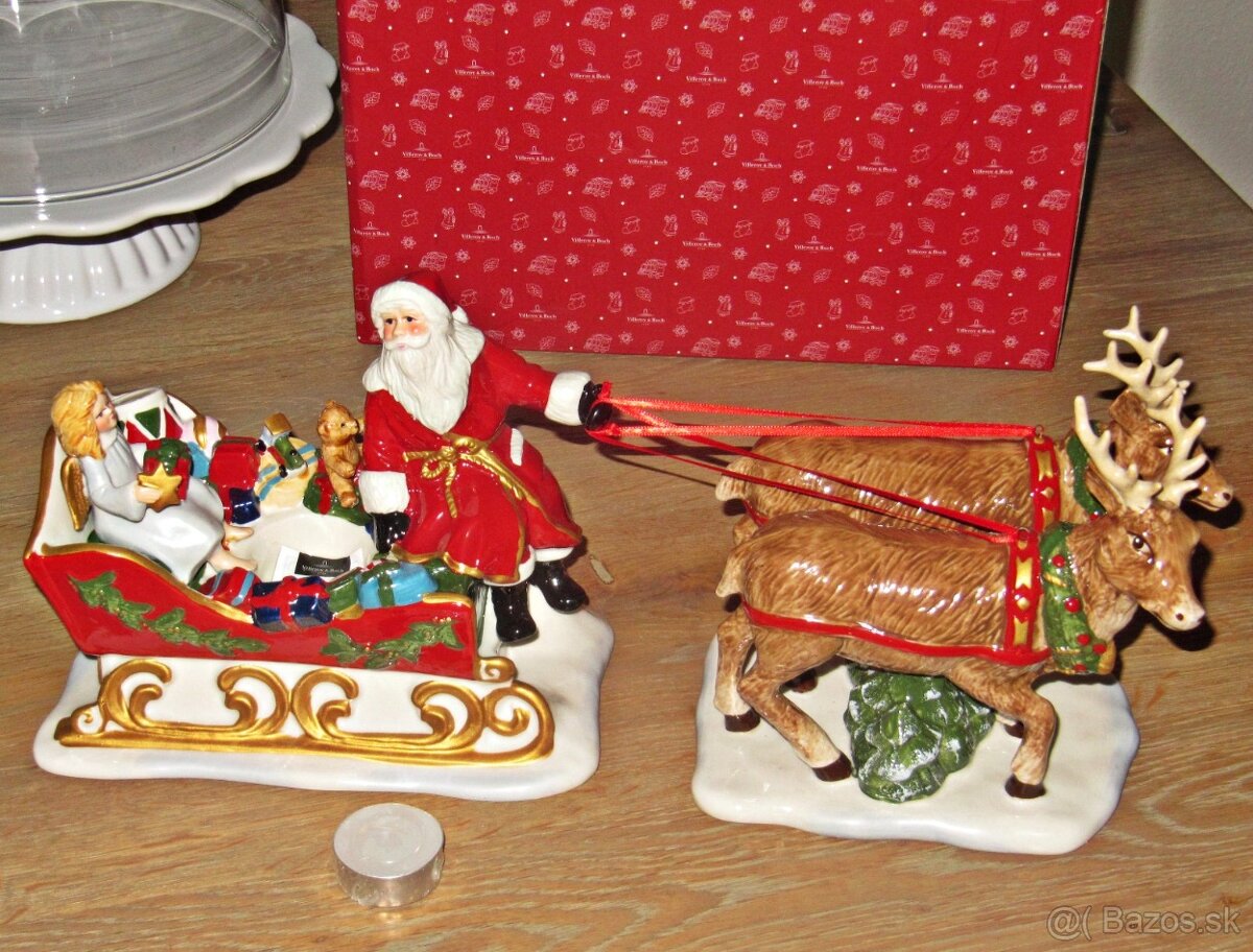 Villeroy Boch - Santa na saniach Christmas Toys