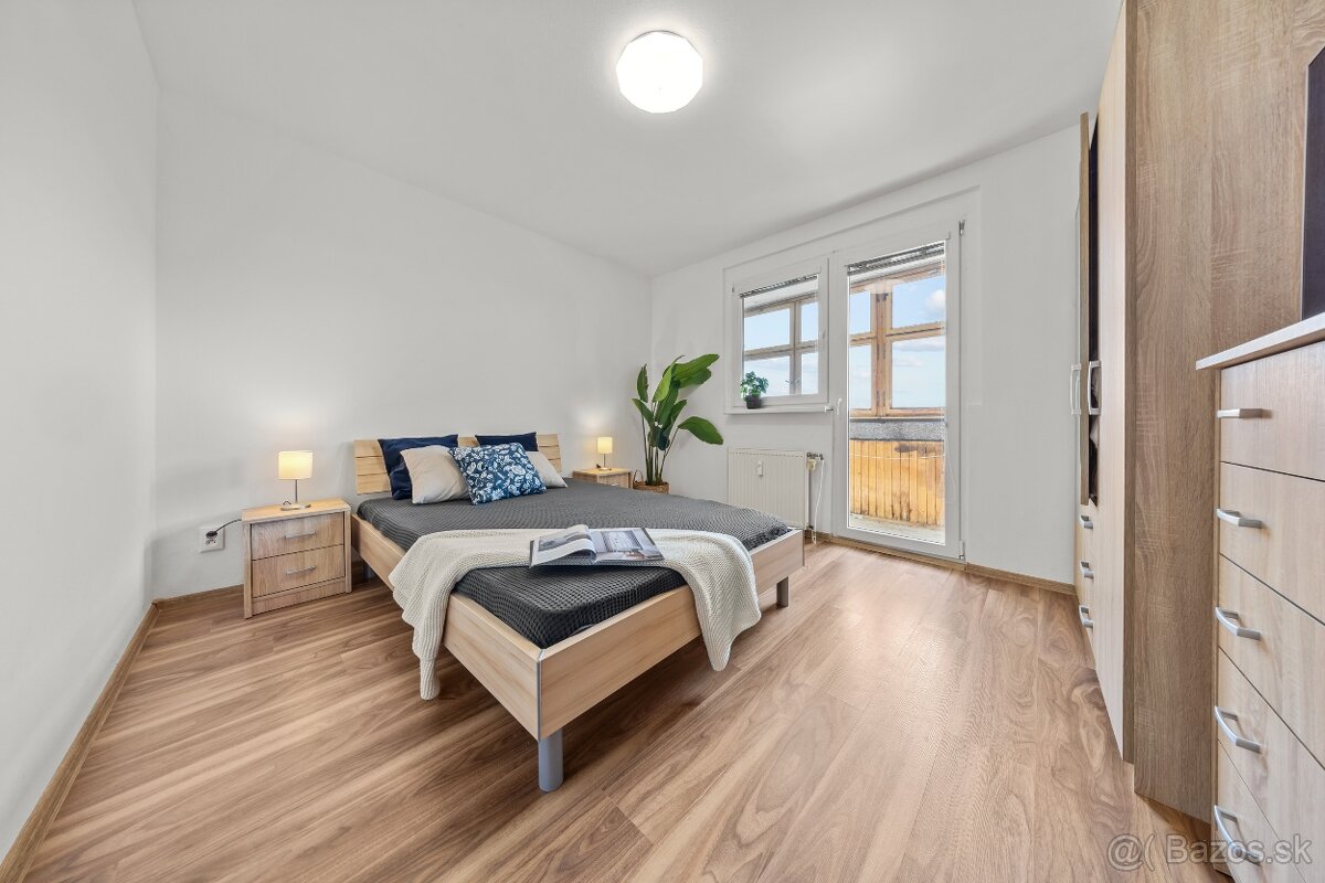 PRIESTRANNÝ A SLNEČNÝ 3-IZB. BYT, LOGGIA, PIVNICA, RAČA