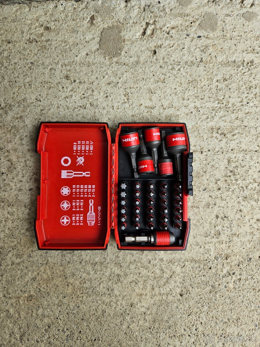 Predám novú sadu bitov Hilti