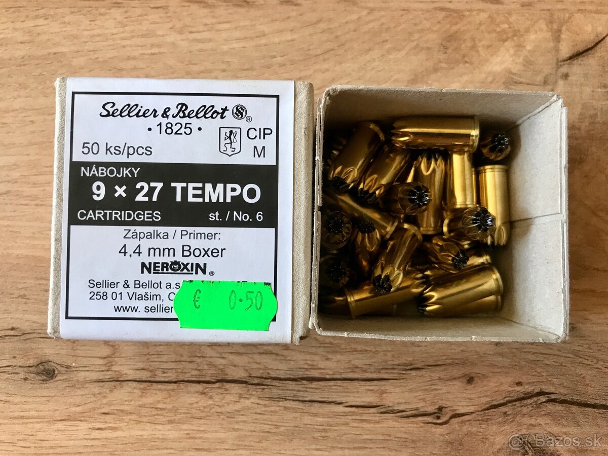 Predám nábojky S&B.