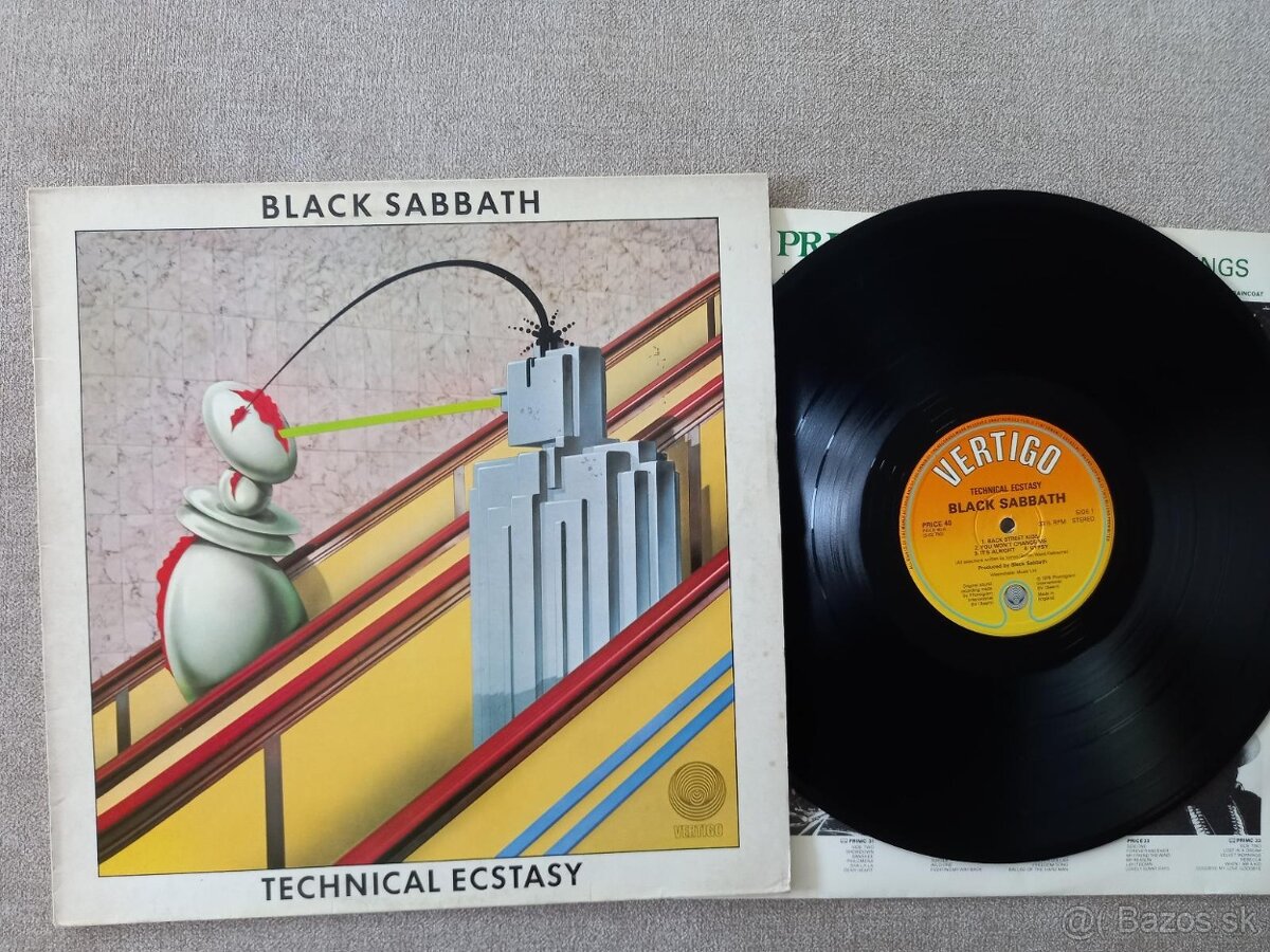 BLACK SABBATH  „Technical Ecstacy „ /Vertigo 1976/, skvely s