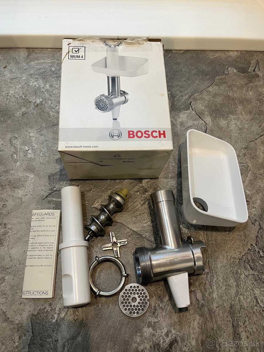 Mlynček na mäso BoschMUZ4FW3 mum 4 a 2