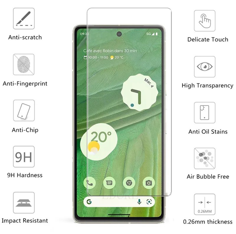 Pixel 7a Ochranné tvrdené sklo 9H na displej