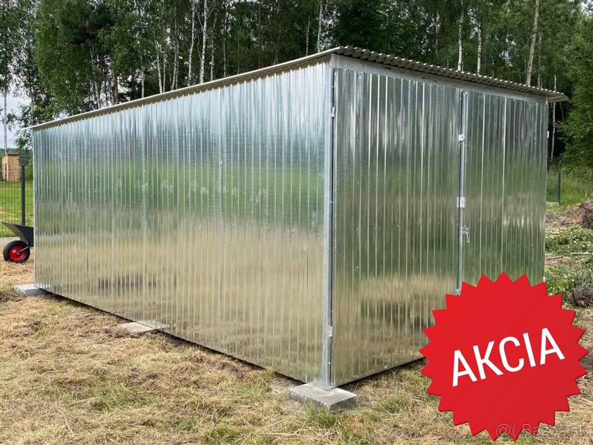 Plechová Garáž Doprava montáž zdarma po celom SLOVENSKU