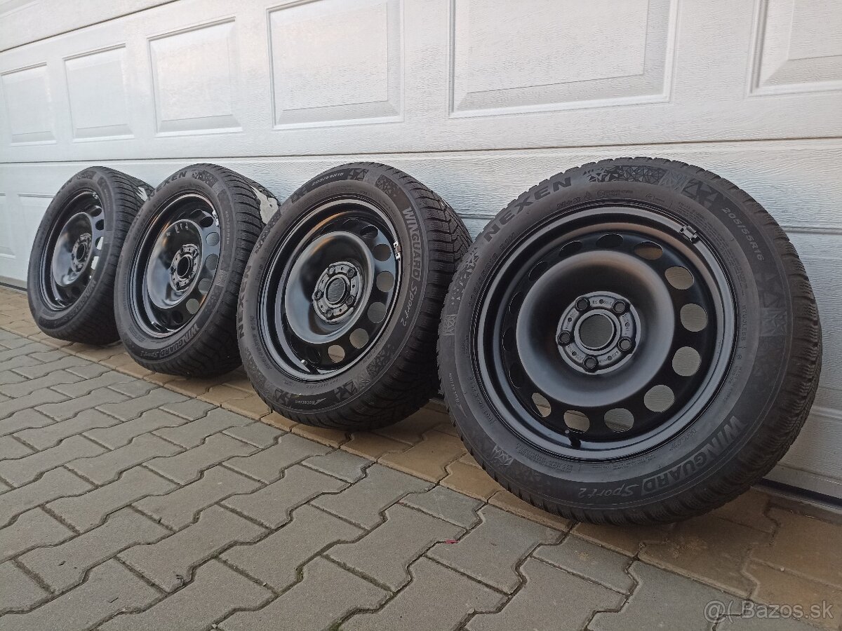 Orig zimná sada Škoda, VW, Seat, Audi 5x112 R16 + 205/55 R16