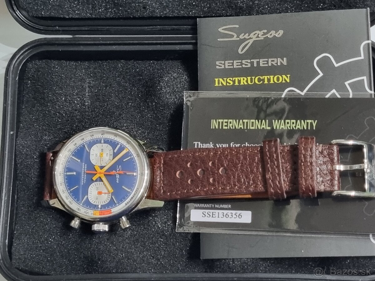 Náramkové hodinky,chronograf.