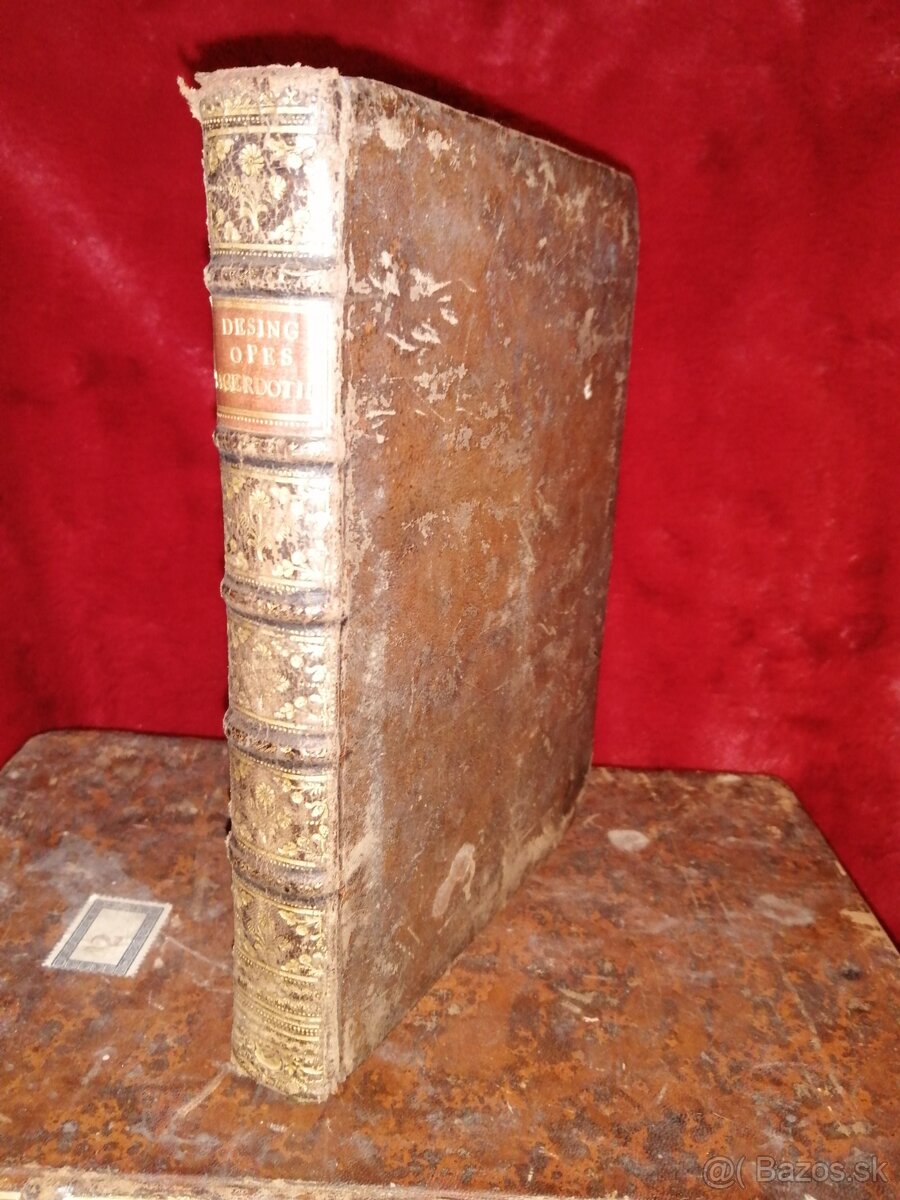 Vzacna kniha od Desinga 1753