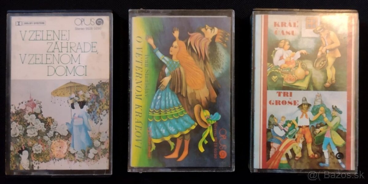 MC kazety-hudba-hovorené slovo