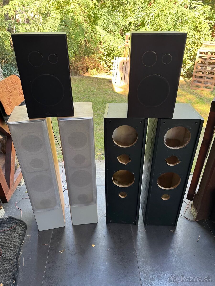 3 páre prázdnych ozvučníc