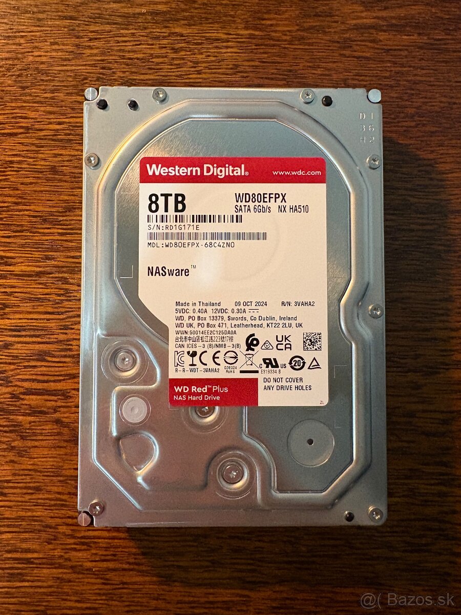 8TB HDD Western Digital Red Plus