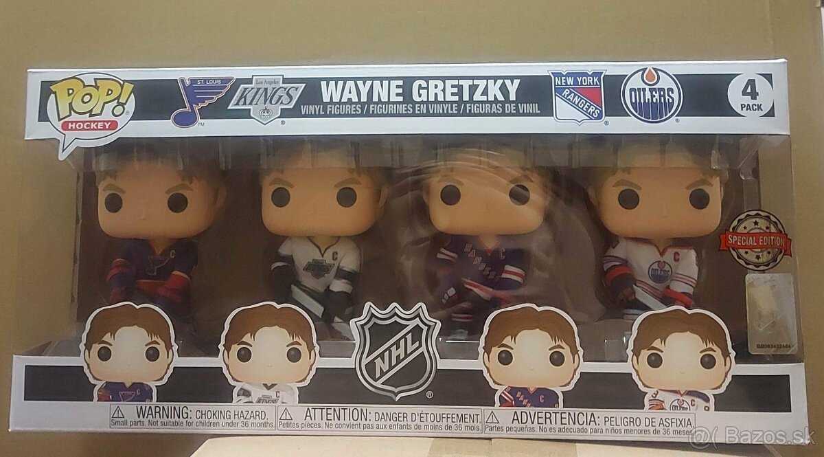 Wayne Gretzky Funko Pop 4 pack