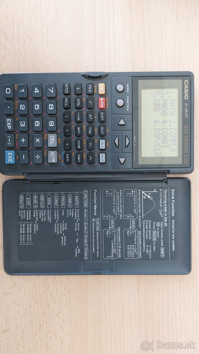 Casio fx-4800P – programovateľná kalkulačka