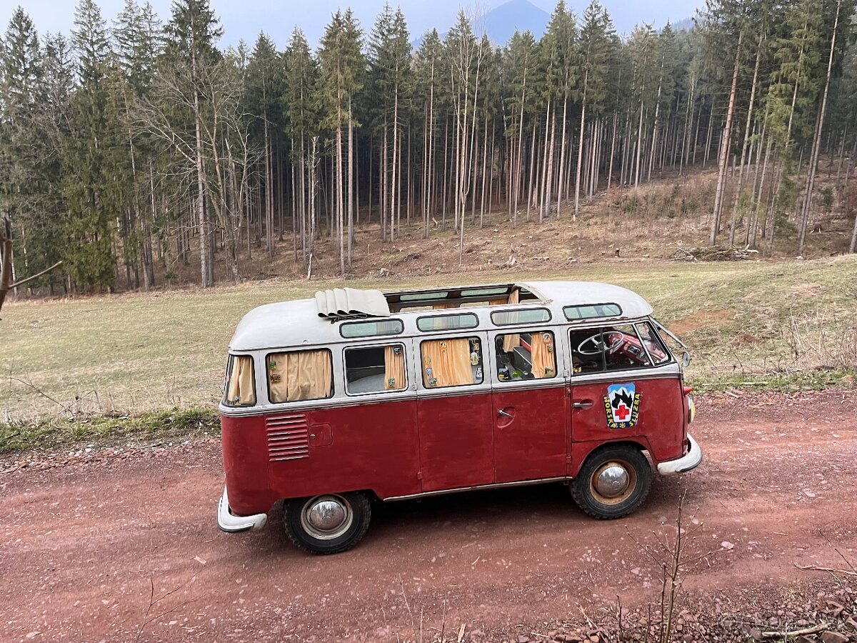 VW T1 samba bus 1961 deluxe