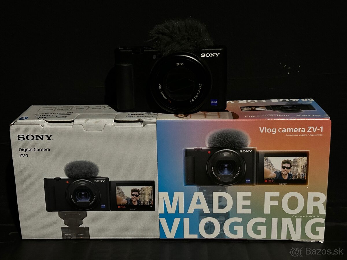 Digitálna kamera ZV-1 + GP-VPT2BT + ECM-W2BT