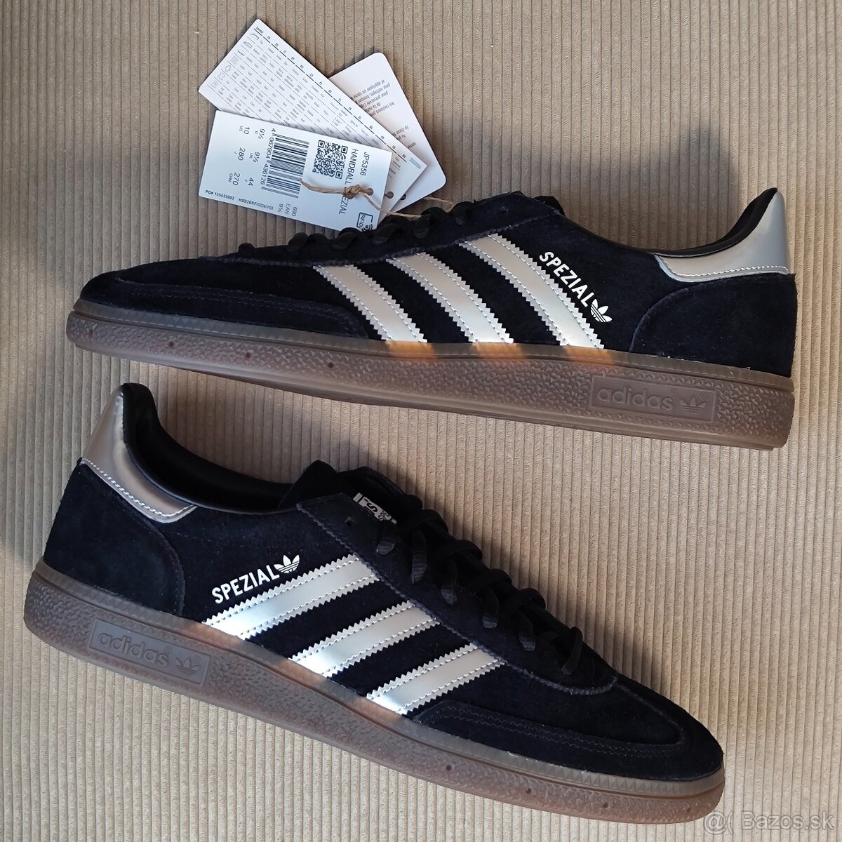 Adidas Handball Spezial Core Black Silver Metallic