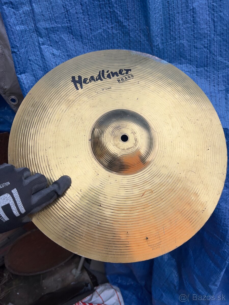 🥁 MEINL Headliner Brass 16” Crash