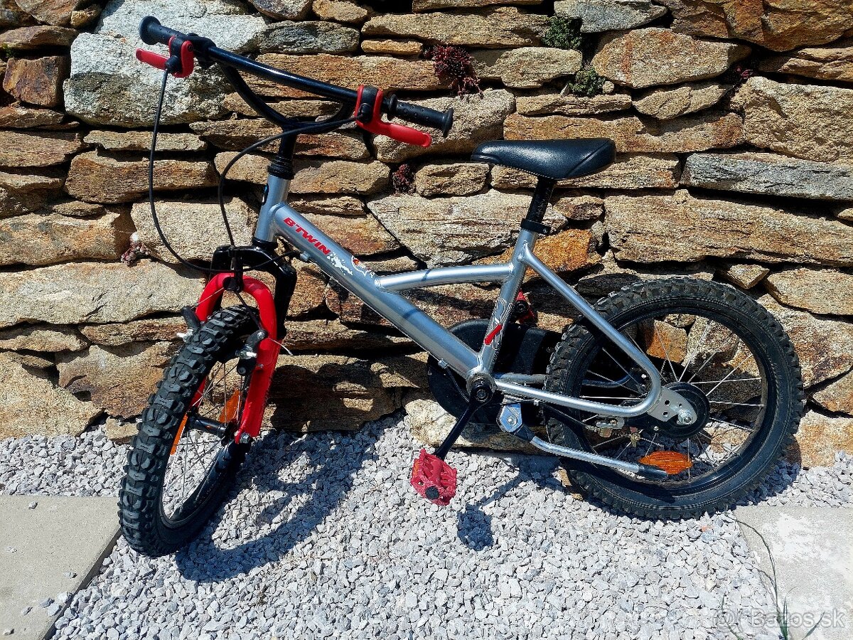 16-palcový bicykel pre deti od 4,5 do 6 rokov
