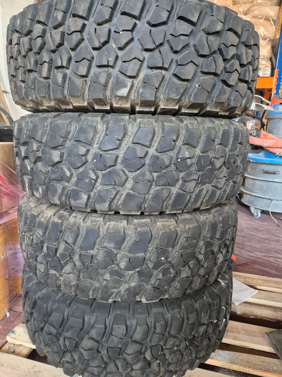 Pneumatiky na Jeep Wrangler 255/75 R17 M+S