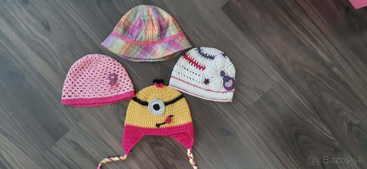 Háčkované čiapky-hand made