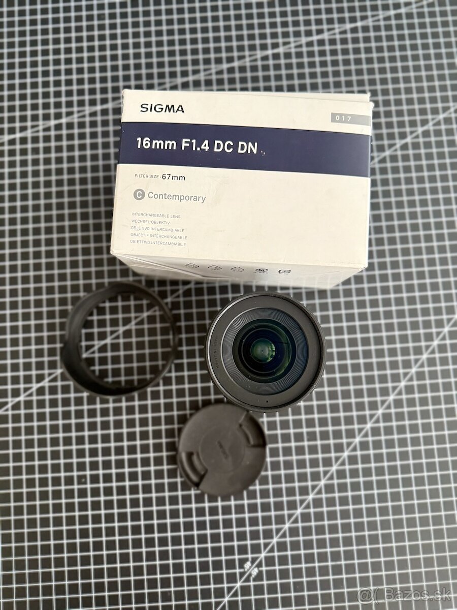 Sigma 16mm f1.4 Sony E-mount